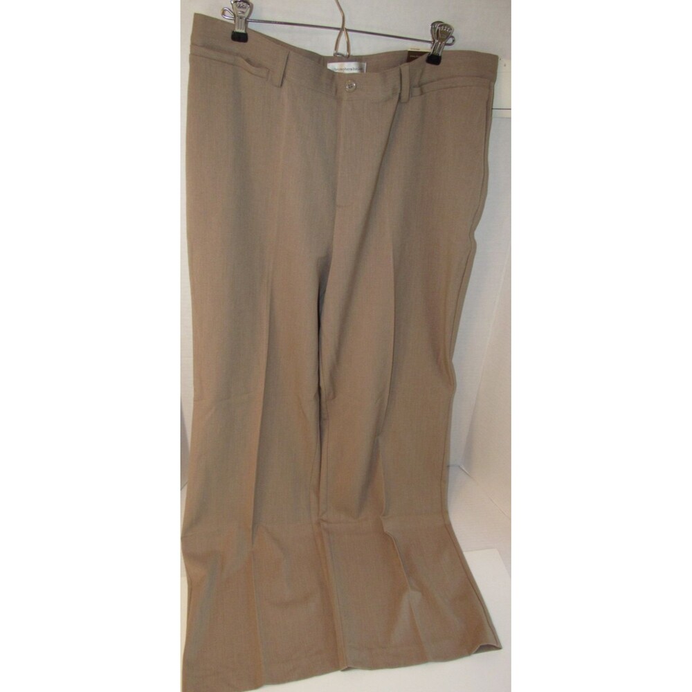 Womens Christopher and Banks Size 16 Beige Pants Tummy Slimmer Stretch NWT